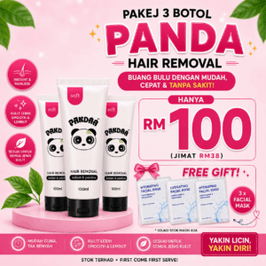 Set Triple Panda Hair Removal